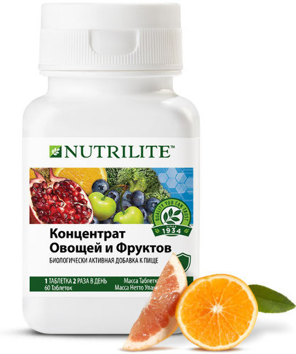 БАД «Концентрат овощей и фруктов»