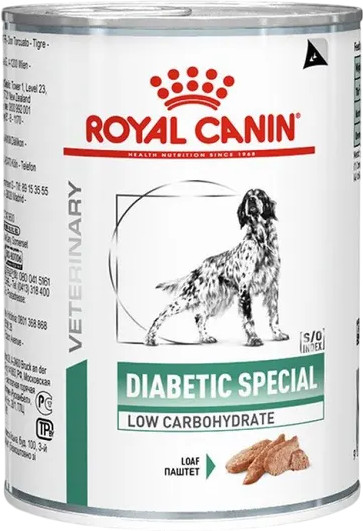 Корм консервированный для собак при сахарном диабете «Diabetic Special Low Carbohydrate»