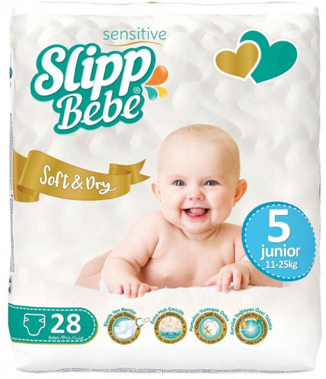 Детские подгузники «Slipp bebe junior»