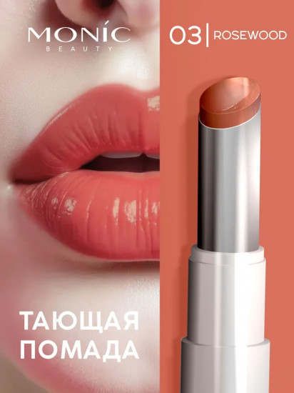Помада для губ тающая «Juicy balm lipstick», тон 03 Rosewood