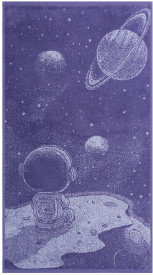Полотенце махровое пестротканое «Planets»