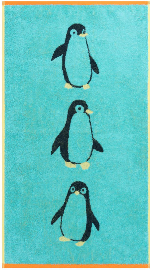 Полотенце махровое пестротканое «Cute Penguins»