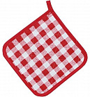 Прихватка «Клетка красная»