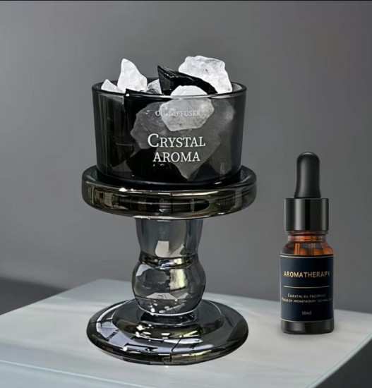 Аромадиффузор с кристаллами и эфирным маслом «Crystal Aroma»