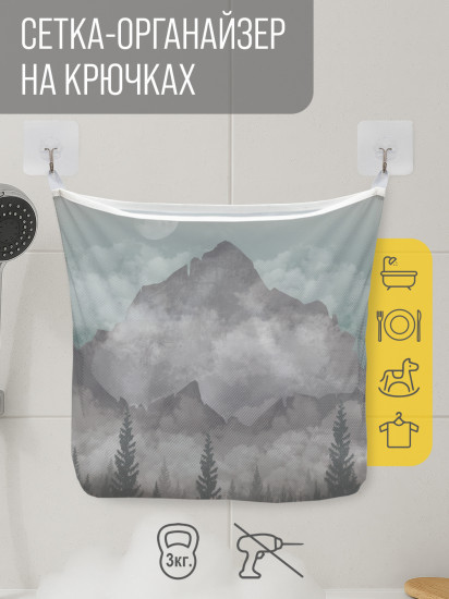 Сетка для игрушек в ванную «Ночной пейзаж»