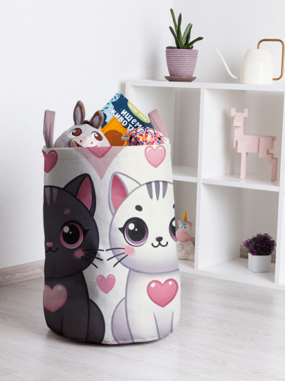 Корзина для хранения игрушек «Милые котики»