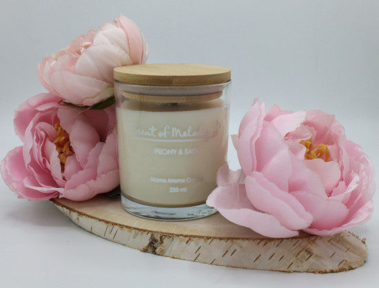 Свеча ароматическая «Peony&Sage»
