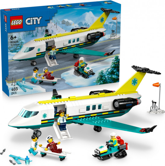 Конструктор LEGO® 60465 Самолет санитарной авиации