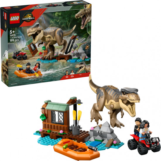 Конструктор LEGO® 76975 Побег по реке от тираннозавра