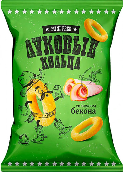 Кольца луковые «Бекон»