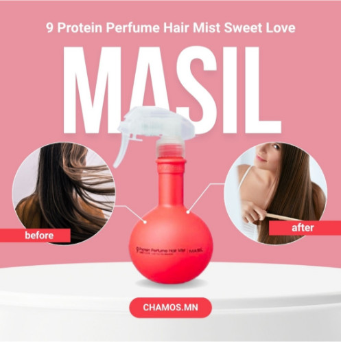 Парфюмированный протеиновый спрей для волос «9 Protein Perfume Hair Mist Sweet Love»