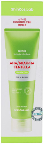 Пенка для умывания c кислотами пептидная «Peptide Cleansing Foam»