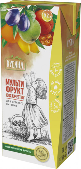 Нектар мультифруктовый «Кубана»