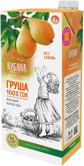 Сок грушевый «Кубана»