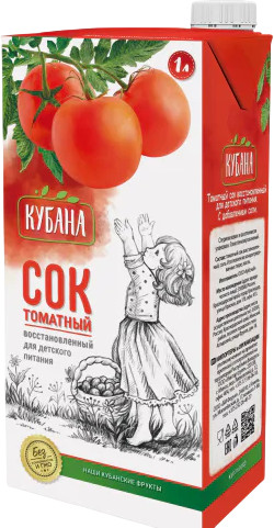 Сок томатный «Кубана»