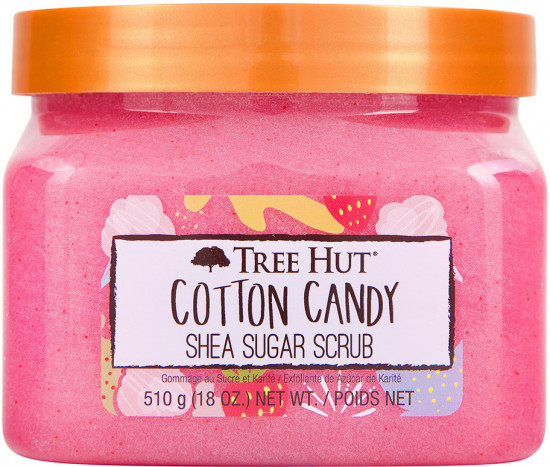 Сахарный скраб для тела с шиммером c ароматом сладкой ваты «Cotton Candy»
