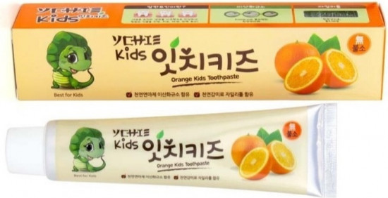Детская зубная паста со вкусом апельсина «Orange Kids Toothpaste»