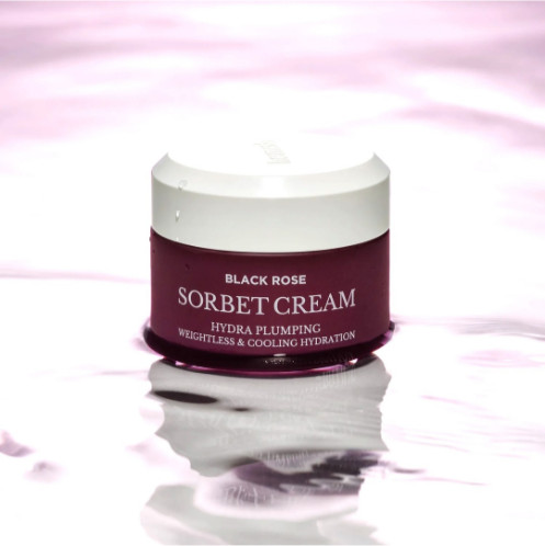 Омолаживающий крем-щербет для лица с чёрной розой «Blak Rose Sorbet Cream»