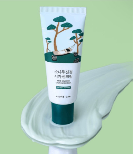 Лёгкий солнцезащитный крем с экстрактом кедра и ниацинамидом «Pine Calming Cica Sunscreen SPF50»