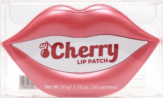 Патчи для губ с вишней гидрогелевые «Design Your Beauty Cherry Lip Patch»
