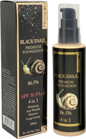 Тональный крем «Black Snail Premium Foundation SPF30», оттенок 21