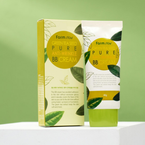 BB-крем для лица матирующий «Green Tea Seed Pure Anti-Wrinkle BB cream»