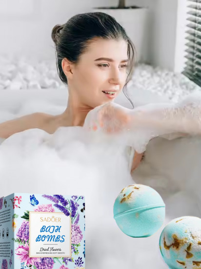 Бомбочка для ванны с солью и ароматом розмарина «Explosion Bath Salt Fan Diexiang»