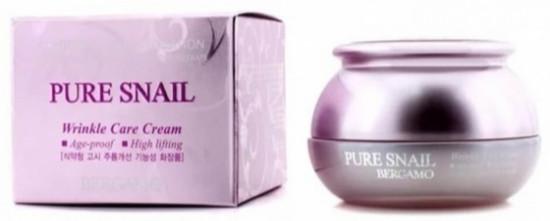 Антивозрастной улиточный крем для лица «Pure Snail Wrinkle Care Cream»