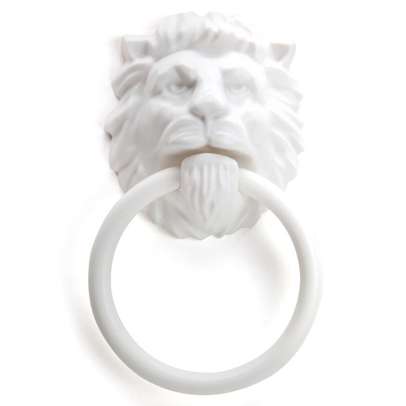 Держатель для полотенца «Lion head», белый | Lion head | Monkey Business