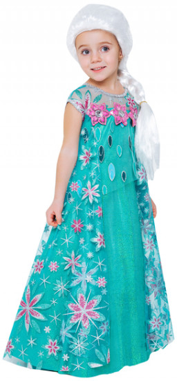 Костюм карнавальный для девочек «Эльза»