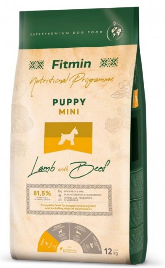 Корм сухой со вкусом баранины и говядины для щенков «Puppy Mini»