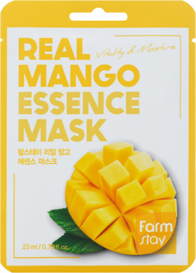 Маска для лица тканевая с экстрактом манго «Real Mango Essence Mask»