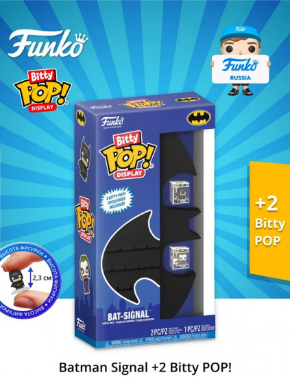 Набор фигурок Display DC Batman «Signal +2 Bitty Pop! Batman, Joker»