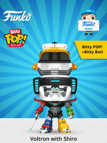 Набор фигурок Bitty Bot Voltron «Voltron with Shiro»