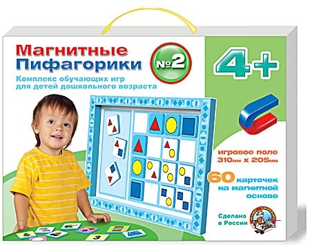 Магнитные пифагорики 4+