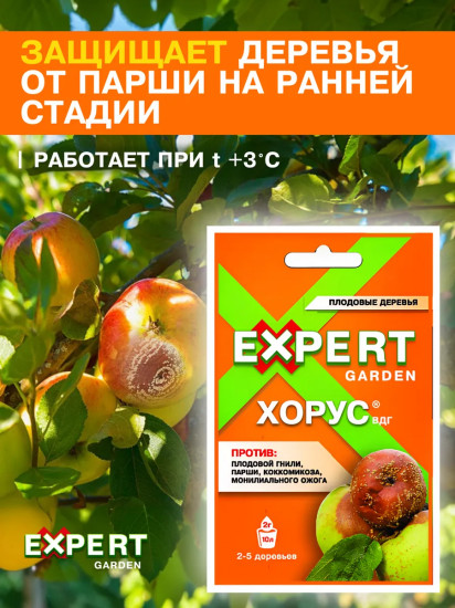Средство от комплекса болезней плодовых «Хорус»