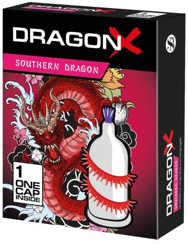 Презерватив с усиками Dragon Southern