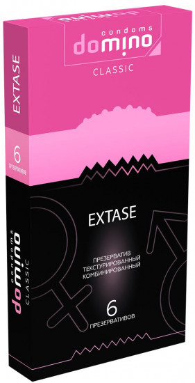 Презервативы с точками и рёбрышками Classic Extase