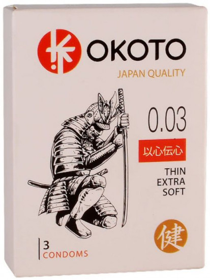 Презервативы тонкие Okoto Thin Extra Soft