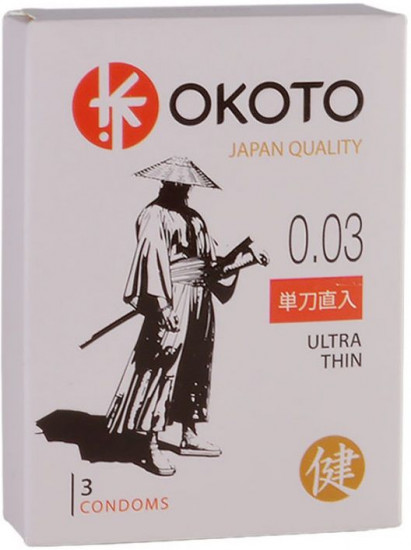 Презервативы ультратонкие Okoto Ultra Thin