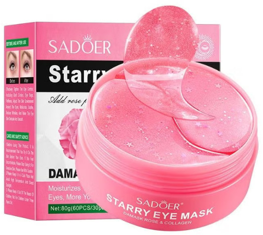 Патчи для глаз с розой «Rose Starry Sky Eye Mask»