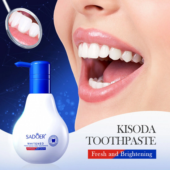 Отбеливающая зубная паста с содой и мятой «Yaobai Qingxin Baking Soda Toothpaste»