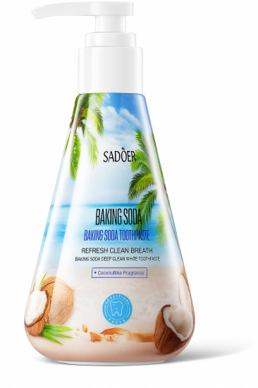 Глубоко очищающая отбеливающая зубная паста с содой «Baking Soda Deep Clean Dazzling White Toothpaste»