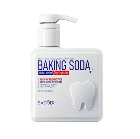 Пробиотическая зубная паста с дозатором и содой «Baking Soda Probiotic Pump Toothpaste»