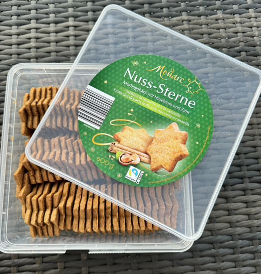 Печенье со вкусом лесного ореха «Haselnuss Sterne»