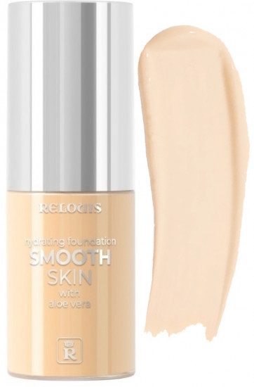 Тональный крем для лица «Smooth Skin with Aloe Vera», оттенок 01 Светлый бежевый