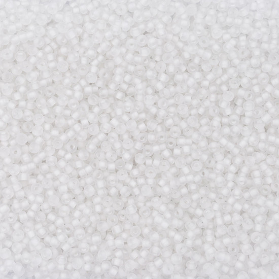 Бисер прозрачный с цветным центром, цвет 38302