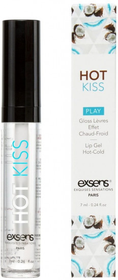 Блеск для губ с ароматом кокоса Hot Kiss Coconut