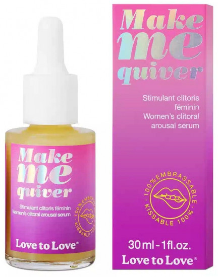 Возбуждающие капли для клитора Make Me Quiver