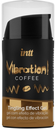  Гель жидкий интимный с эффектом вибрации Vibration! Coffee